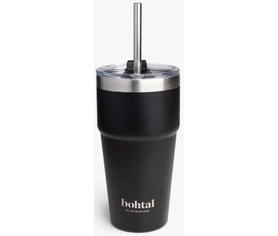 SMARTSHAKE Bohtal Double Insulated Travel Mug - 600ml Black