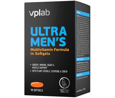VPLAB Ultra Men´s Multivitamin Formula 90 softgels